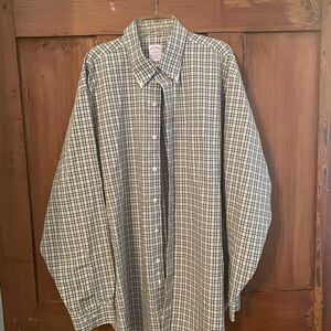 Men's Checkered Shirt - Black and White